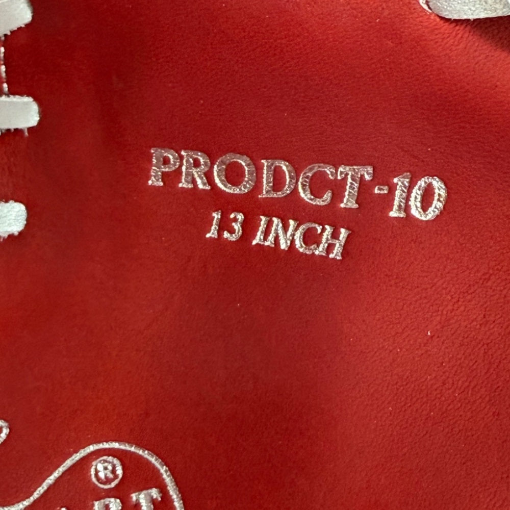 Rawlings Custom Gray/Red/Silver HOH 13" First Base Mitt: PRODCTC-10