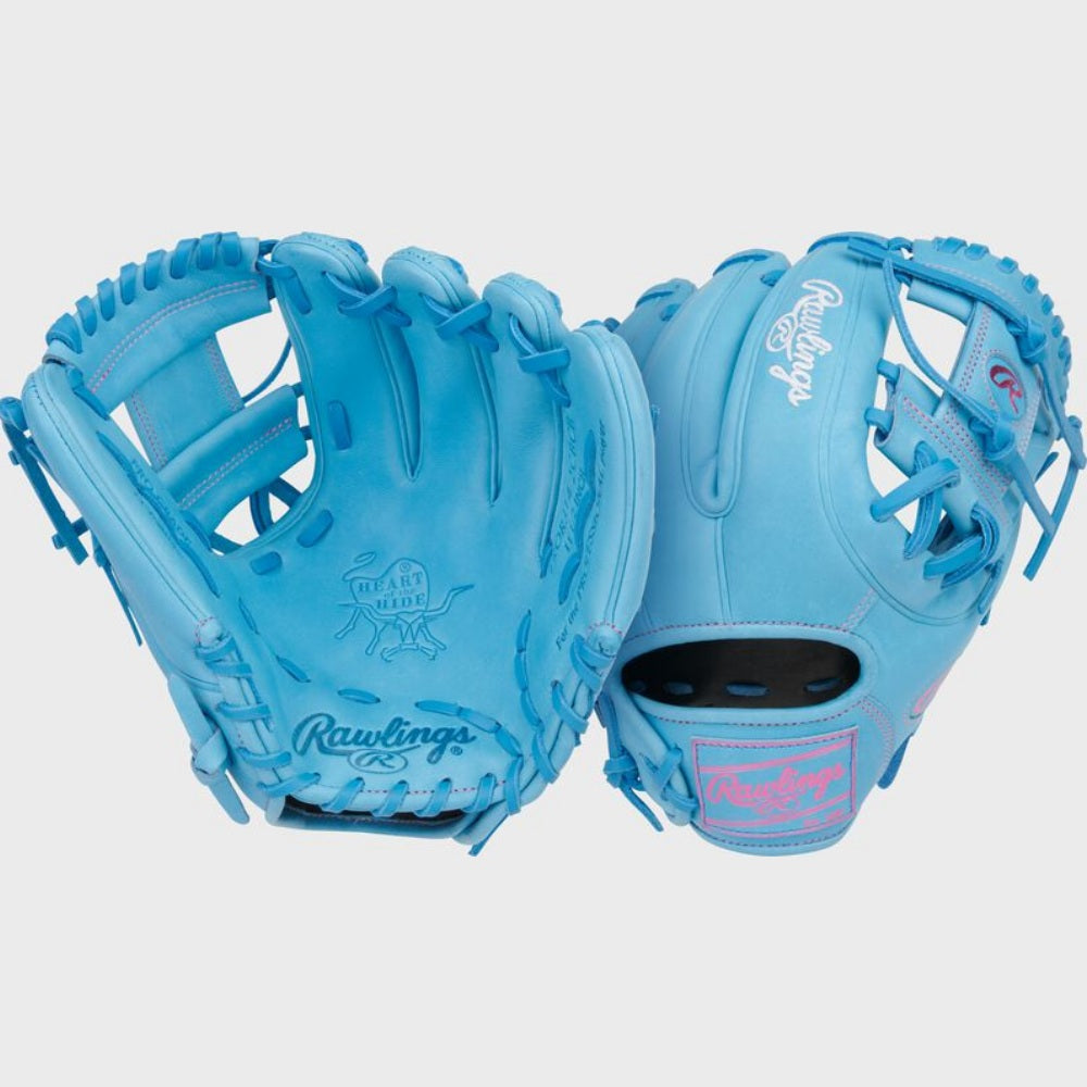 Rawlings Heart of the Hide 11.5" Columbia Blue Infield Glove: PROR314-2CBCB