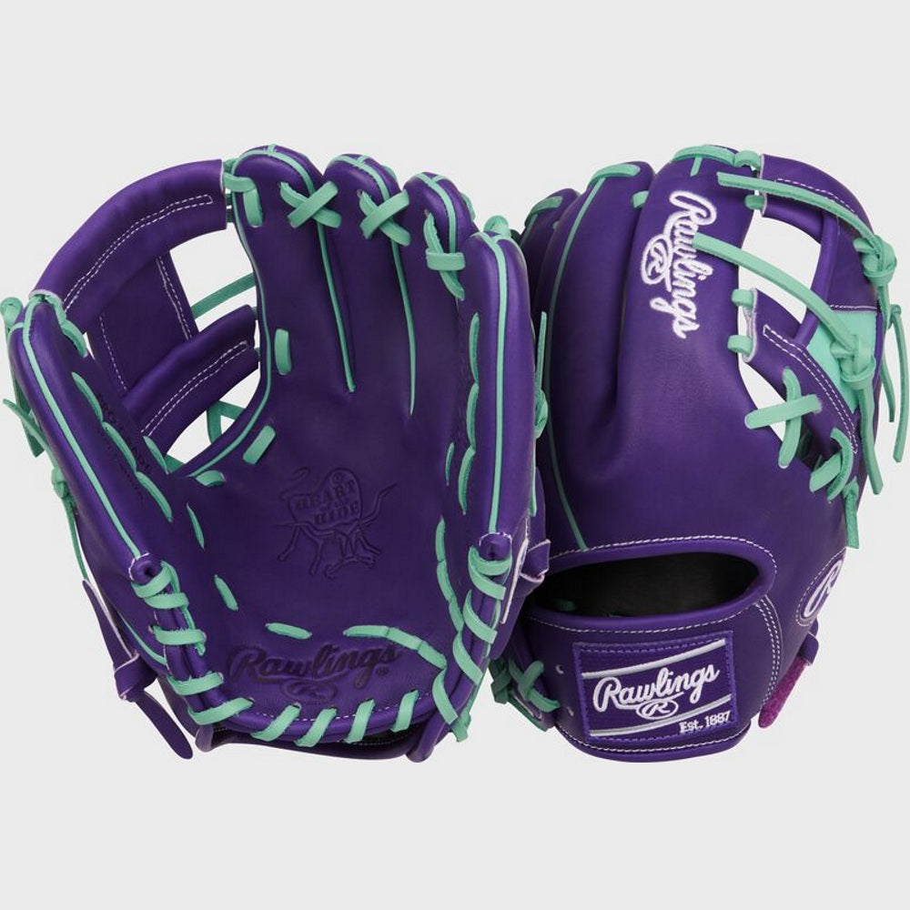 Rawlings Heart of the Hide 11.5" Purple Infield Glove: PROR204-2XPU