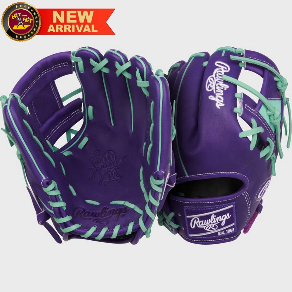 Rawlings Heart of the Hide 11.5" Purple Infield Glove: PROR204-2XPU
