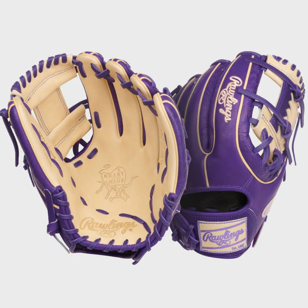Rawlings Heart of the Hide 11.75" Purple Infield Glove: PROR315-2WC