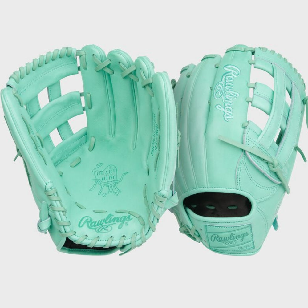 Rawlings Heart of the Hide 12.75-Inch Mint Outfield Glove: PROR3039-6M