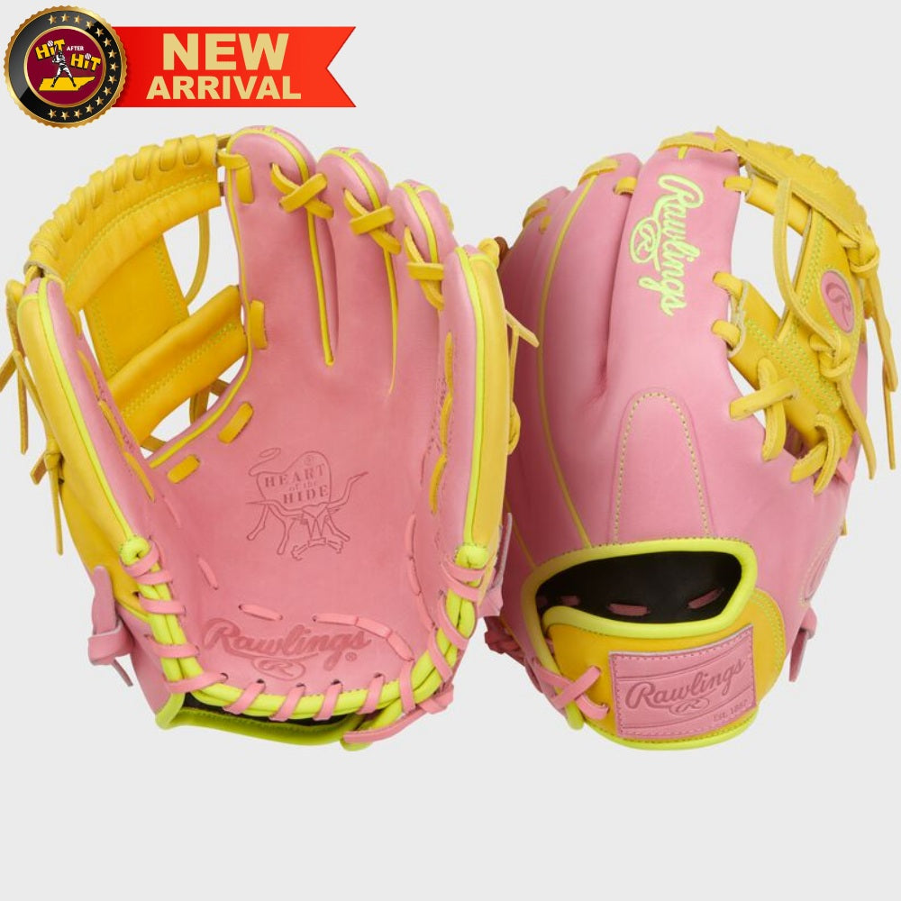 Rawlings Heart of the Hide Contour Fit 11.5" Pink Infield Glove: PROR204U-2P