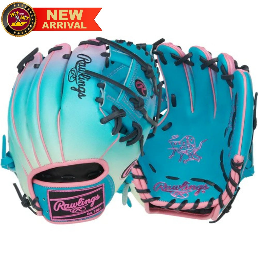 Rawlings Heart of the Hide Funburst 11.5" Infield Glove: PROR204-2TESS