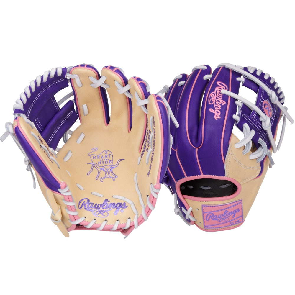 Rawlings Heart of the Hide Vibrant Series 11.5" Infield Glove: PROR934-2CPUP