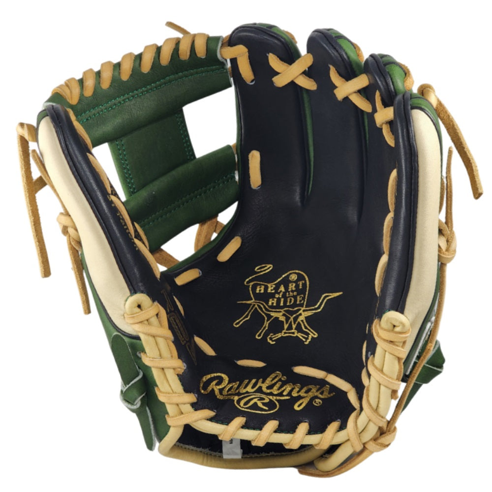 Rawlings Custom PRO312U-2 11.25" Infielders Glove - Military Green/Camel/Black