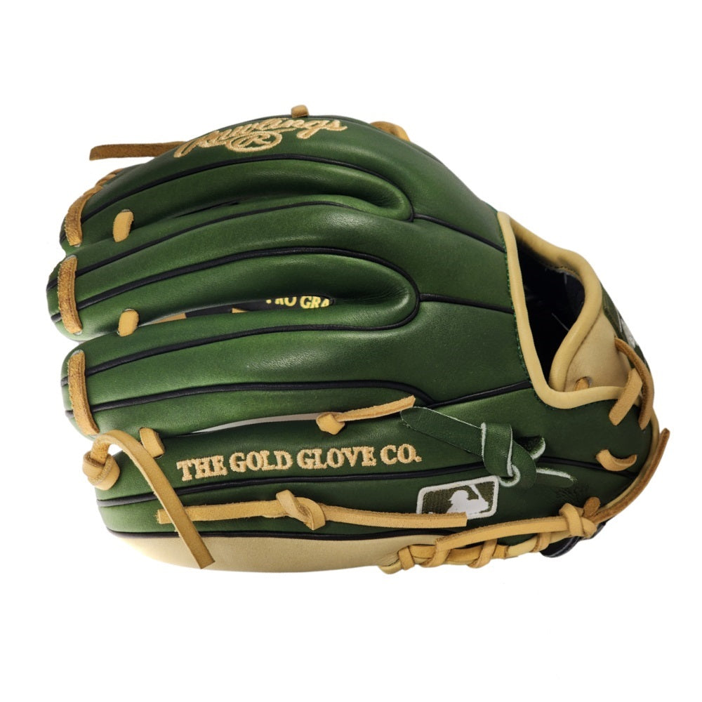 Rawlings Custom PRO312U-2 11.25" Infielders Glove - Military Green/Camel/Black