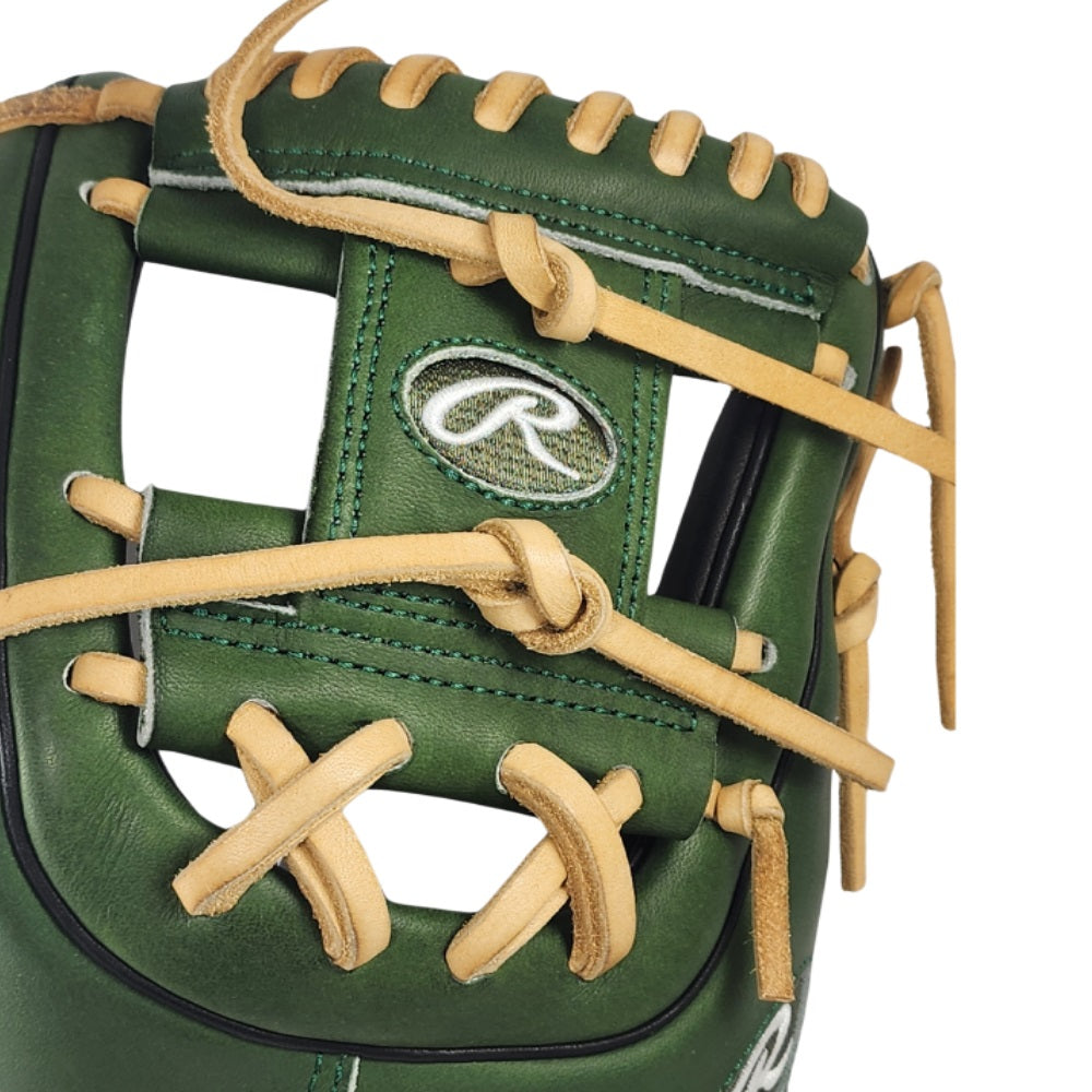 Rawlings Custom PRO312U-2 11.25" Infielders Glove - Military Green/Camel/Black