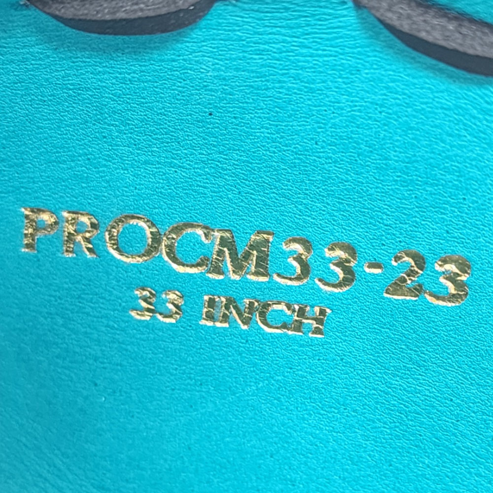 Rawlings Custom 33" PROCM33-23 Heart of the Hide Catchers Mitt: Teal/Black/Gold