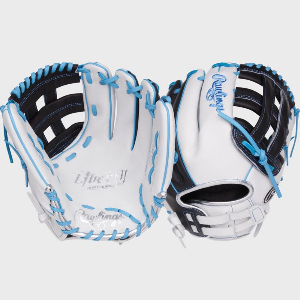 Rawlings Liberty Advanced 12.25" Fastpitch Utility Glove: RLA207SB-6WSS