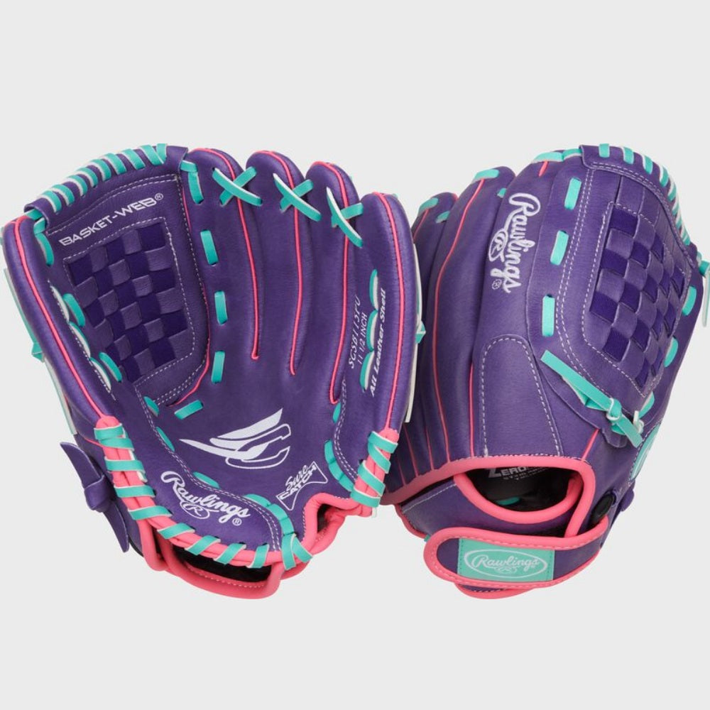 Rawlings Sure Catch Softball 11.5-inch Youth Softball Glove: SCSB115PU