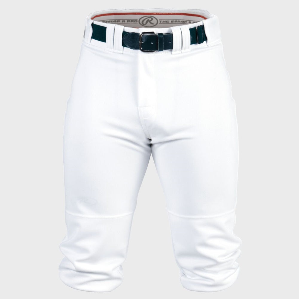 Rawlings Premium Knicker Style Adult White Baseball Pants: BP150K