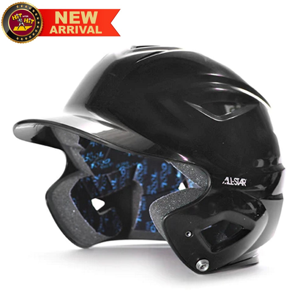 S7™ ADULT SOLID GLOSS BATTING HELMET: BLACK