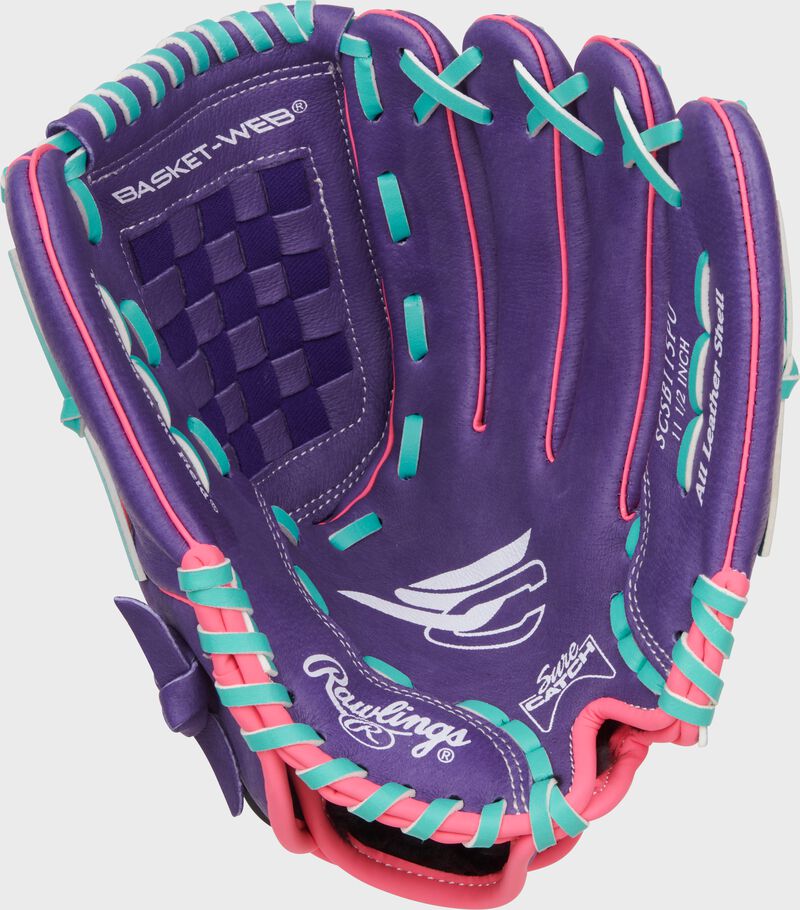 Rawlings Sure Catch Softball 11.5-inch Youth Softball Glove: SCSB115PU