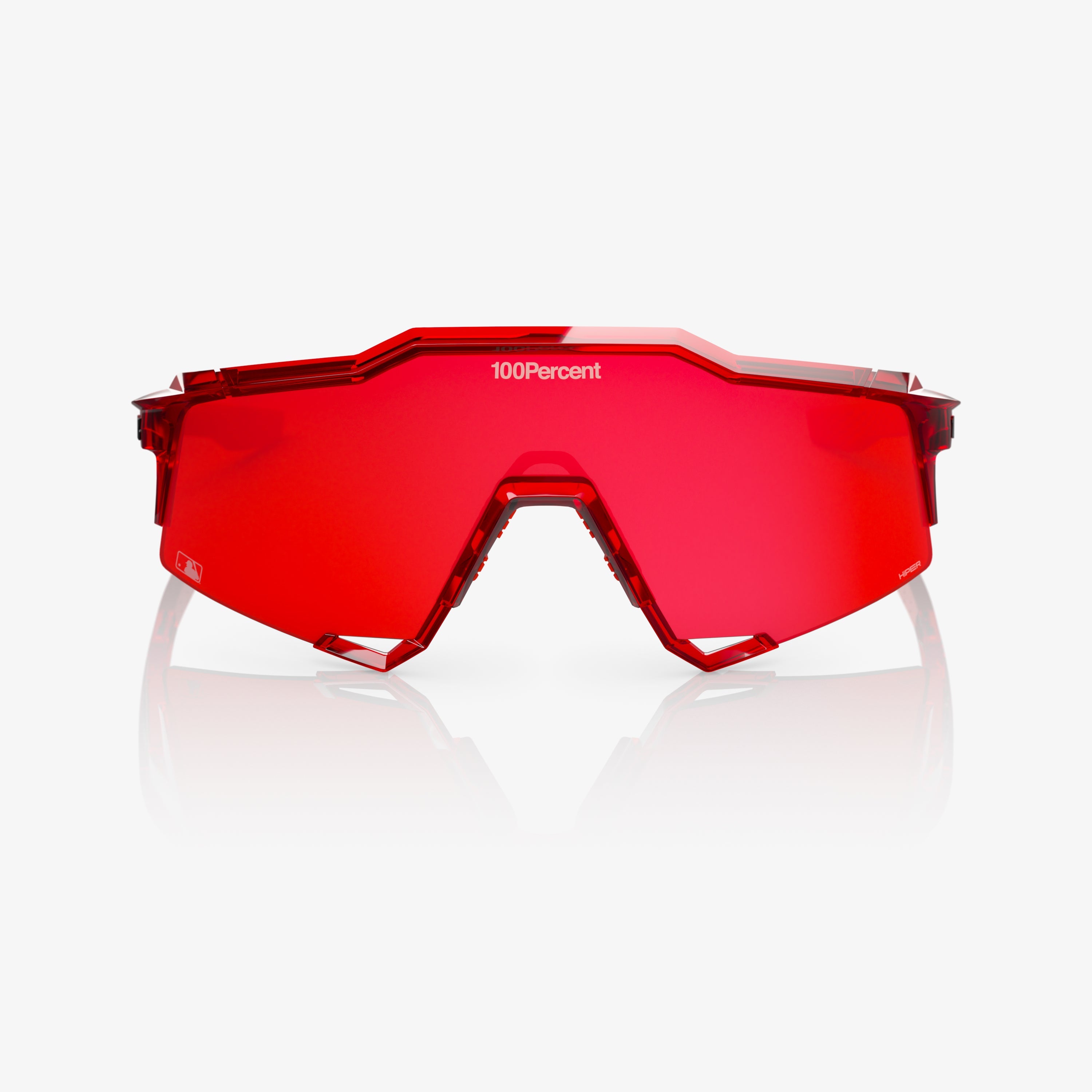 100% SPEEDCRAFT® MLB Authentic Polished Translucent Red HiPER® Fire Red Mirror Lens 60007-10066