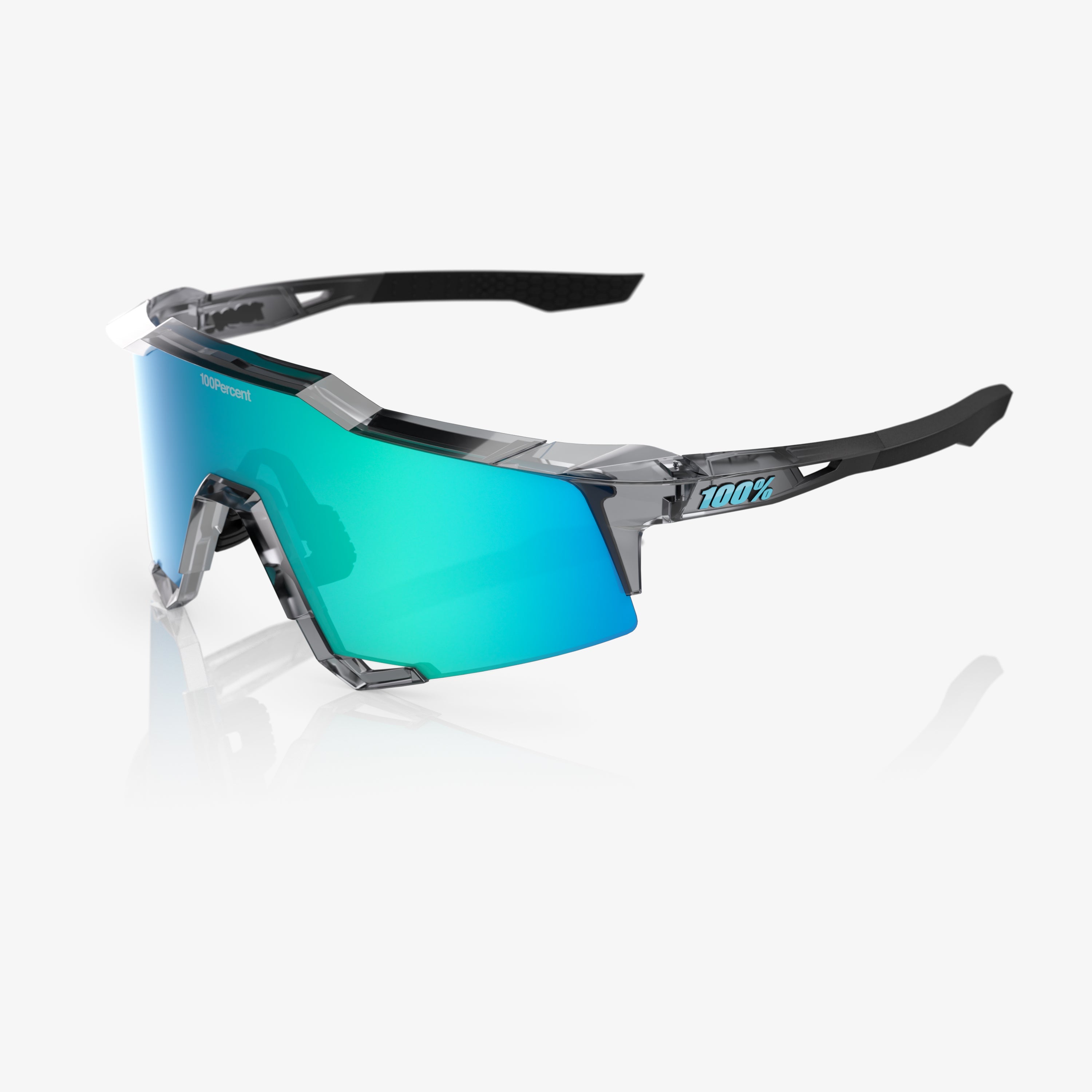 100% SPEEDCRAFT® MLB Authentic Polished Translucent Grey HiPER® Vital Blue Topaz Mirror Lens 60007-10076