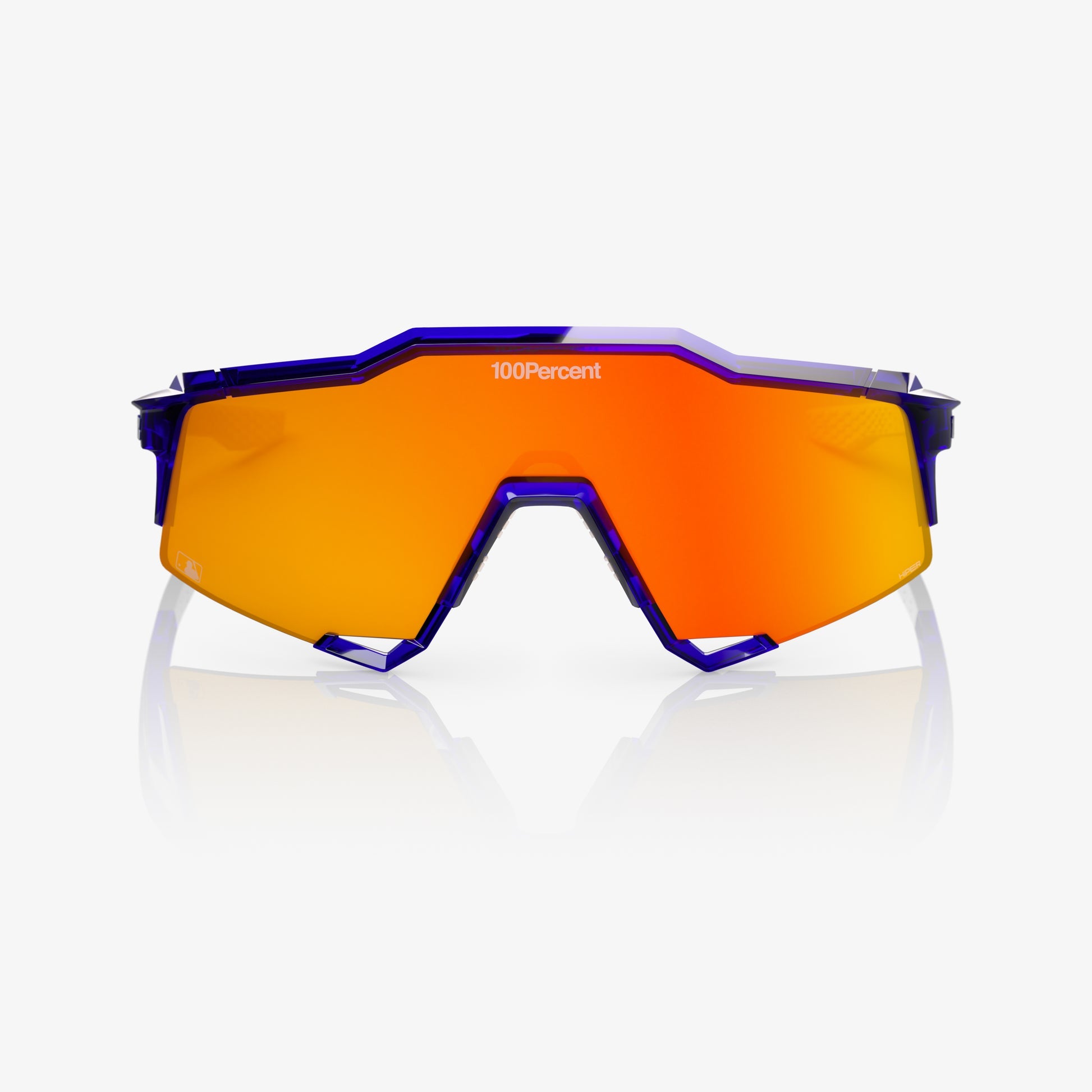 100% SPEEDCRAFT® MLB Authentic Polished Translucent Blue HiPER® Fire Red Mirror Lens 60007-10085