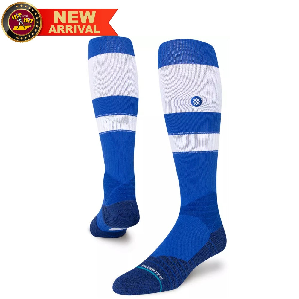 STANCE STRIPES OTC SOCKS - WHITE/BLUE