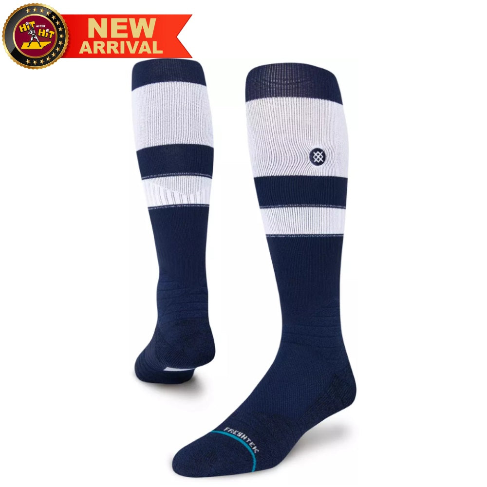 STANCE STRIPES OTC SOCKS - WHITE/NAVY