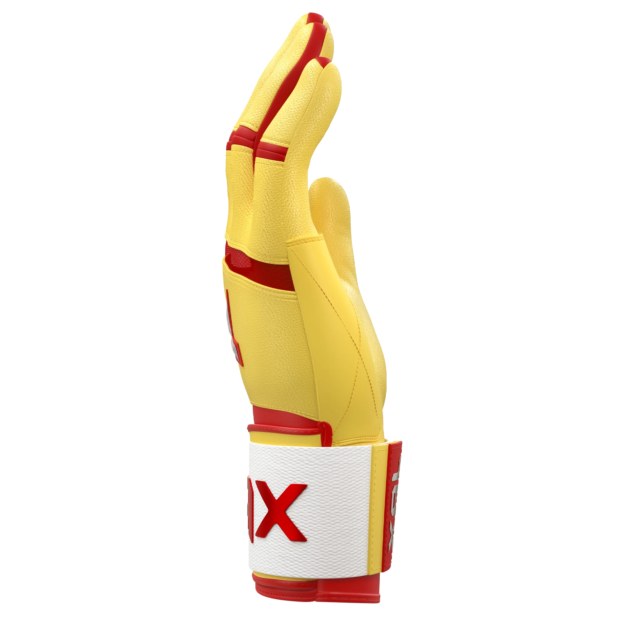 Jax Youth Strap Cuff Batting Gloves: Inferno Flash