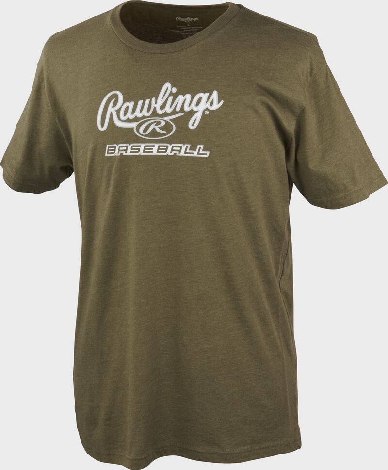 RAWLINGS SCRIPT BASEBALL ADULT T-SHIRT