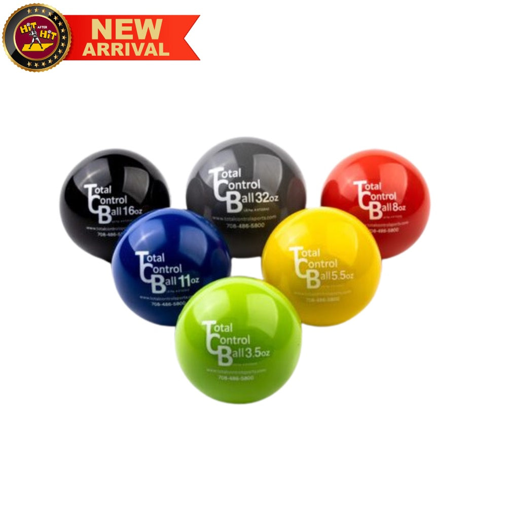 Total Control YH80 Hole Ball - 12-Pack Baseball Training Hitting Aid