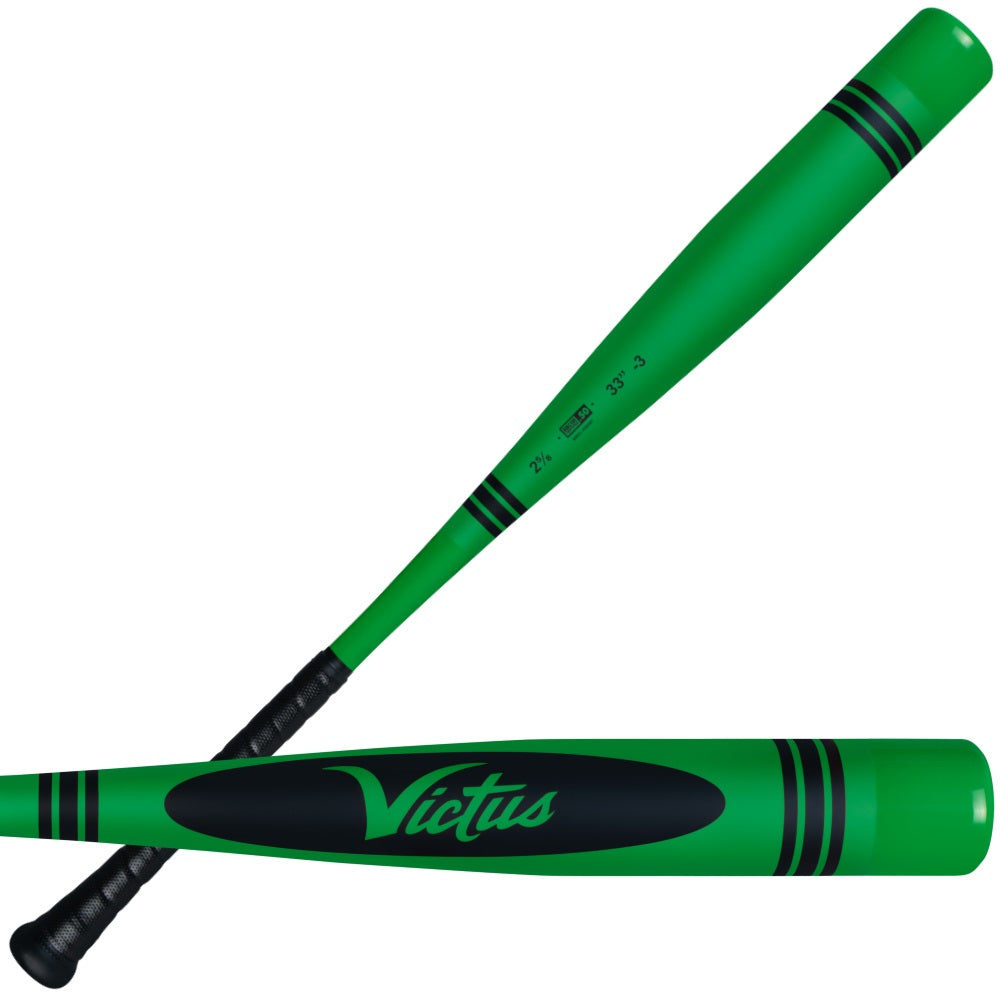 Victus Green Crayon BBCOR -3 Baseball Bat: VCBVIBC-GR