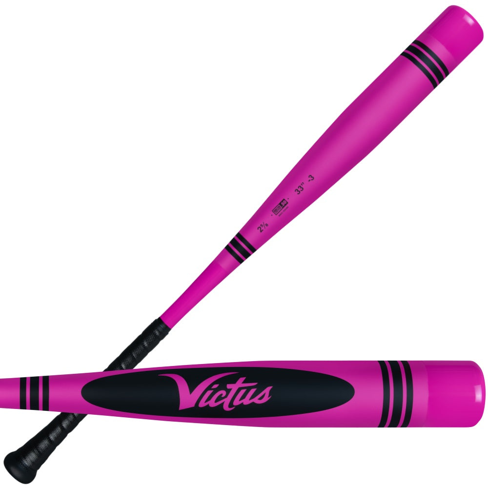 Victus Pink Crayon BBCOR -3 Baseball Bat: VCBVIBC-PK