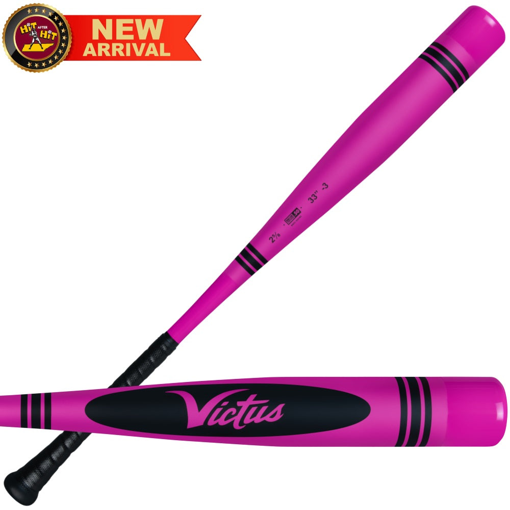Victus Pink Crayon BBCOR -3 Baseball Bat: VCBVIBC-PK