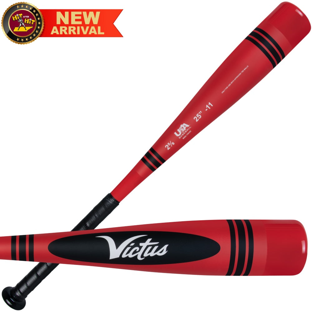 Victus Red Crayon USA -11 Tee Ball Baseball Bat: VTBVIBC-R