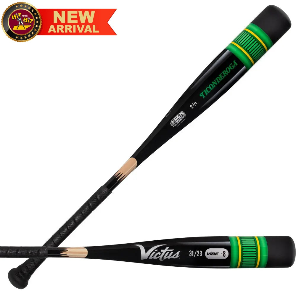 Victus Vibe Black Pencil -8 USSSA Baseball Bat: VSVIBPB8