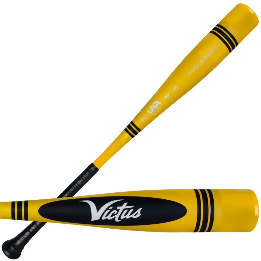 Victus Yellow Crayon USA -10 Baseball Bat: VSBVIB10CU-YL