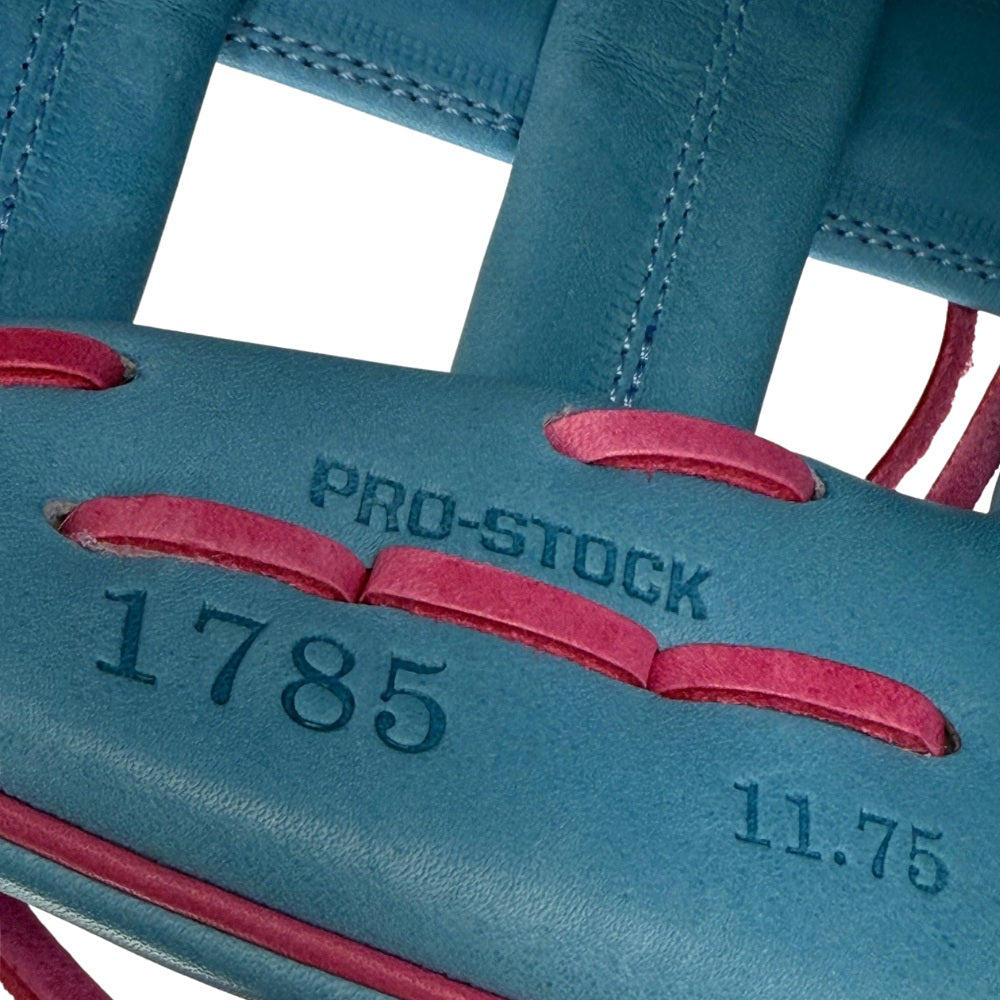Wilson Custom A2000® 1785 Columbia Blue and Pink 11.75” Infield Baseball Glove