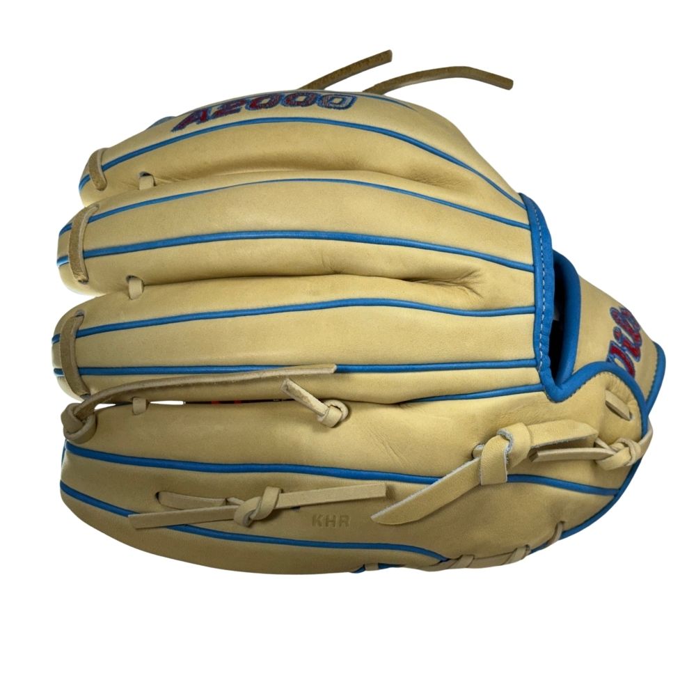 Wilson Custom A2000 DP15 Blonde and Autism Blue 11.5" Infielders Glove