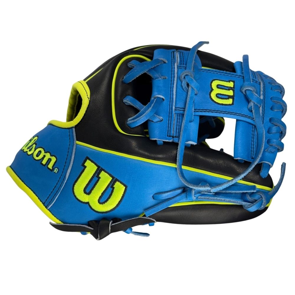 Wilson Custom Black and Autism Blue A2000 PF88 11.25” Infield Baseball Glove