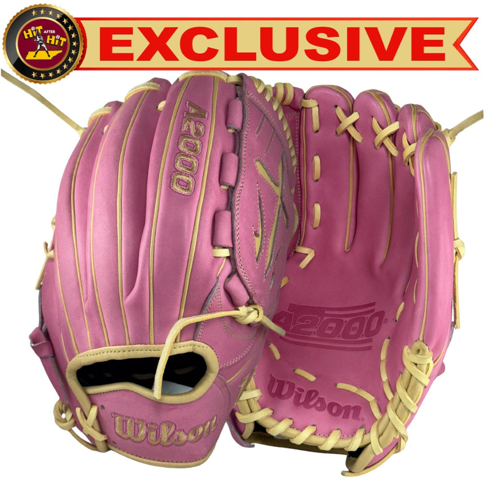 Wilson Custom A2000® B23 Pink and Blonde 12” Pitcher’s Baseball Glove