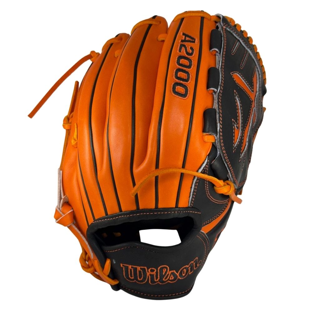 Wilson Custom A2000® B23 Orange and Black 12” Pitcher’s Baseball Glove