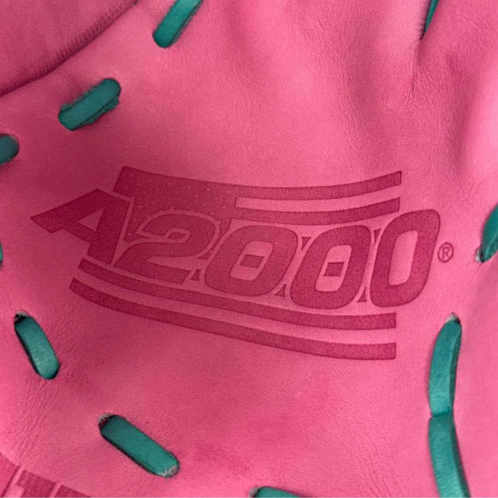 Wilson Custom A2000® B23 Teal and Pink 12” Pitcher’s Baseball Glove