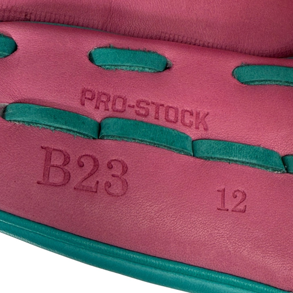Wilson Custom A2000® B23 Teal and Pink 12” Pitcher’s Baseball Glove