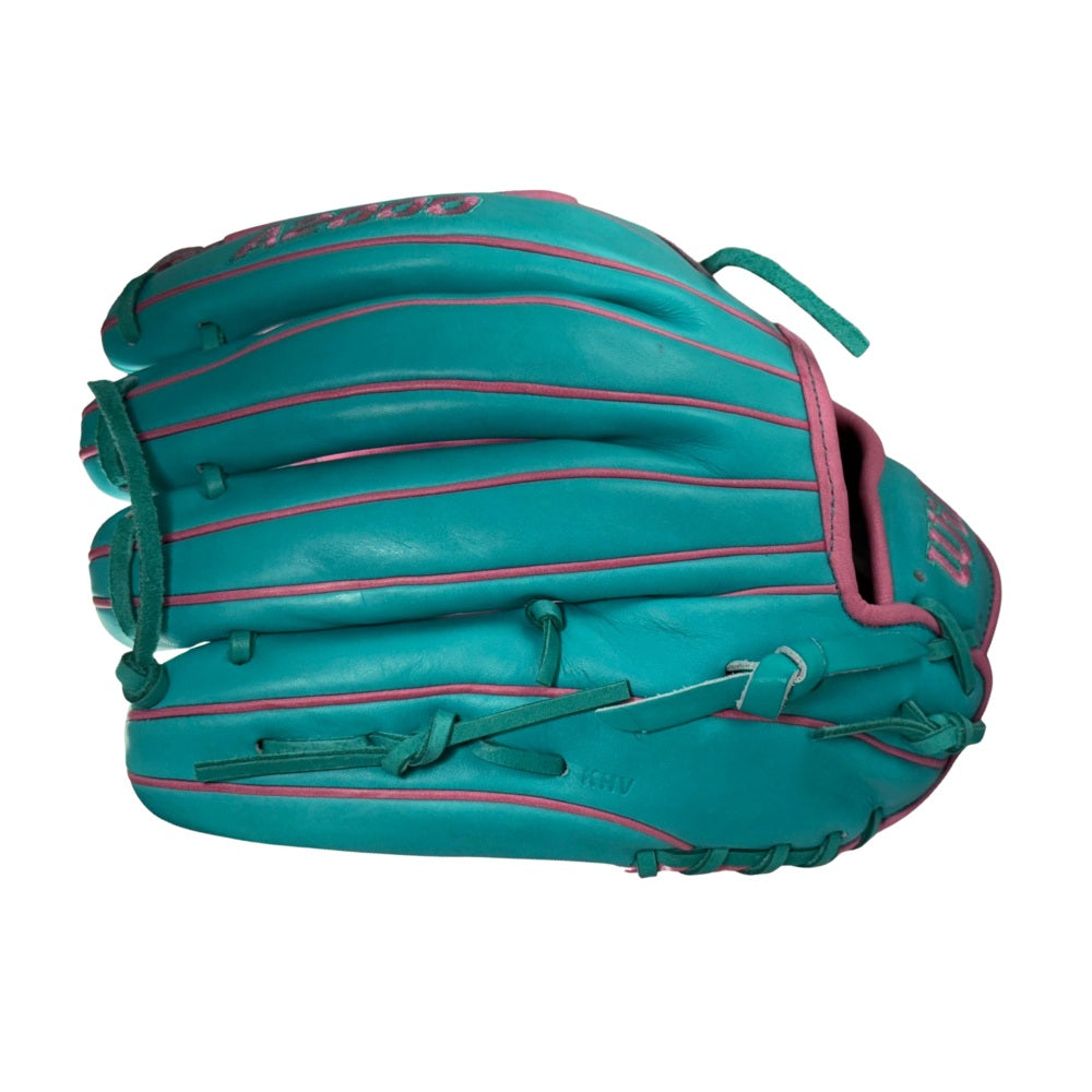 Wilson Custom A2000® B23 Teal and Pink 12” Pitcher’s Baseball Glove
