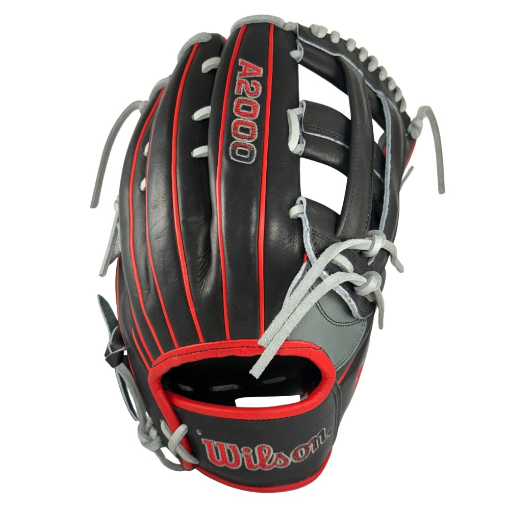 Wilson Custom A2000 1777 Black/Red/Gray 12.75" Outfield Glove
