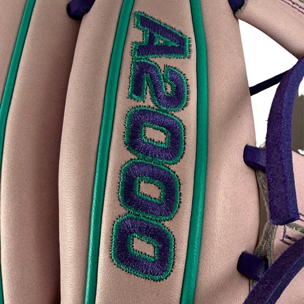 Wilson Custom A2000 DP15 Lavender, Purple, and Teal 11.5" Infielders Glove