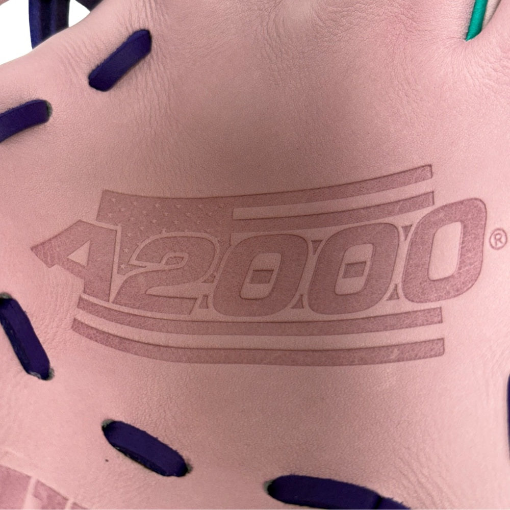 Wilson Custom A2000 DP15 Lavender, Purple, and Teal 11.5" Infielders Glove