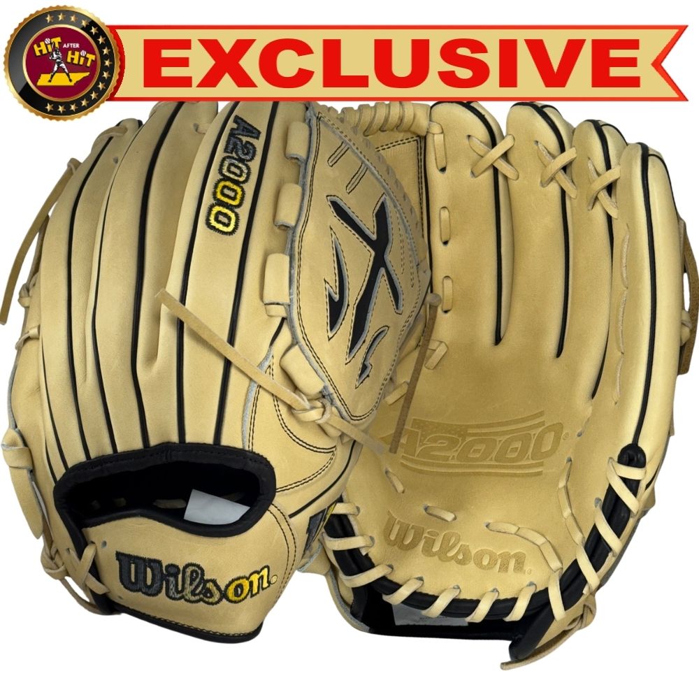 Wilson Custom A2000® B23 Blonde and Black 12” Pitcher’s Baseball Glove
