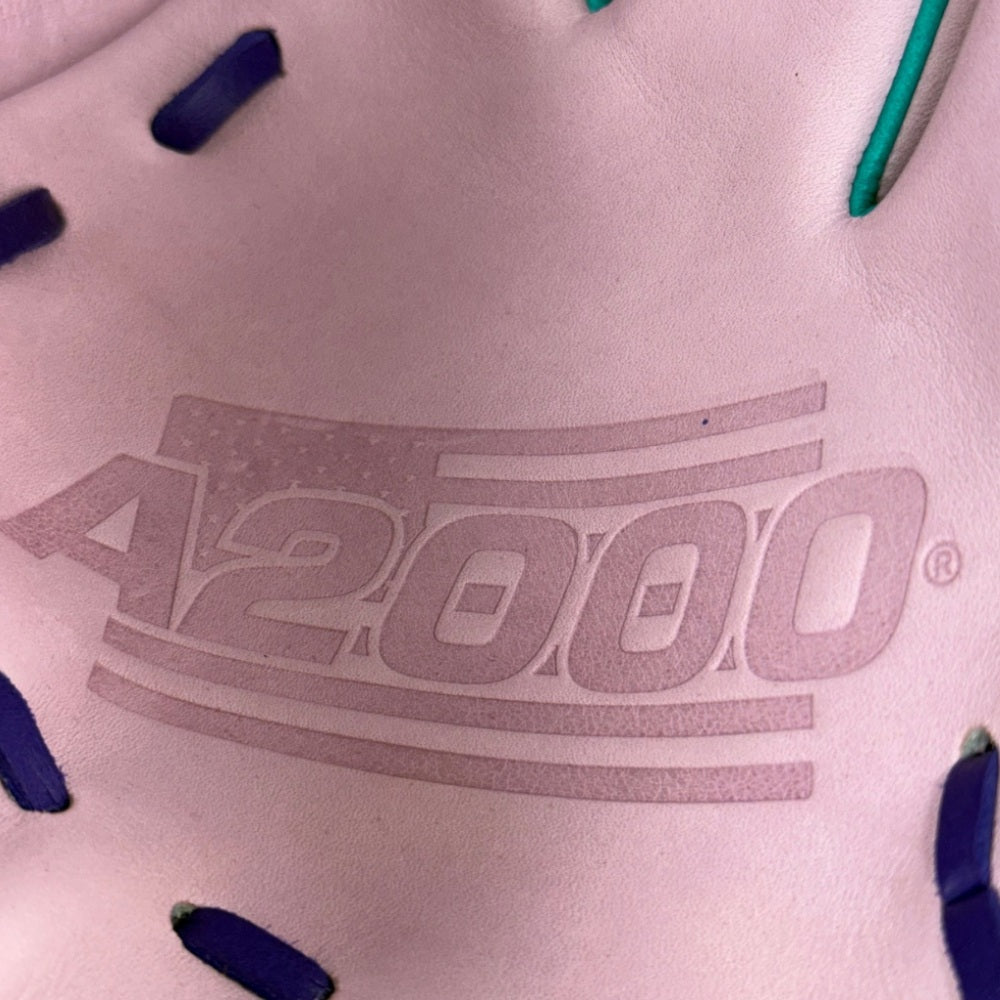 Wilson Custom A2000 Lavender, Purple, Teal 1750 12.5” Outfield Baseball Glove