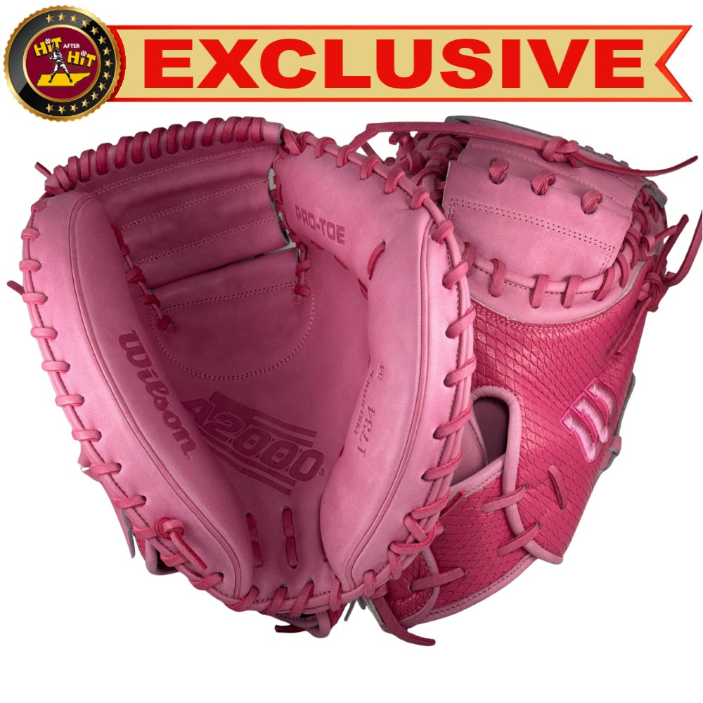 Wilson Custom A2000 1734SS 34" Pink Catcher's Mitt