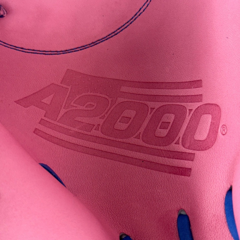 Wilson Custom A2000 Pink and Royal CM33 33" Catcher's Mitt