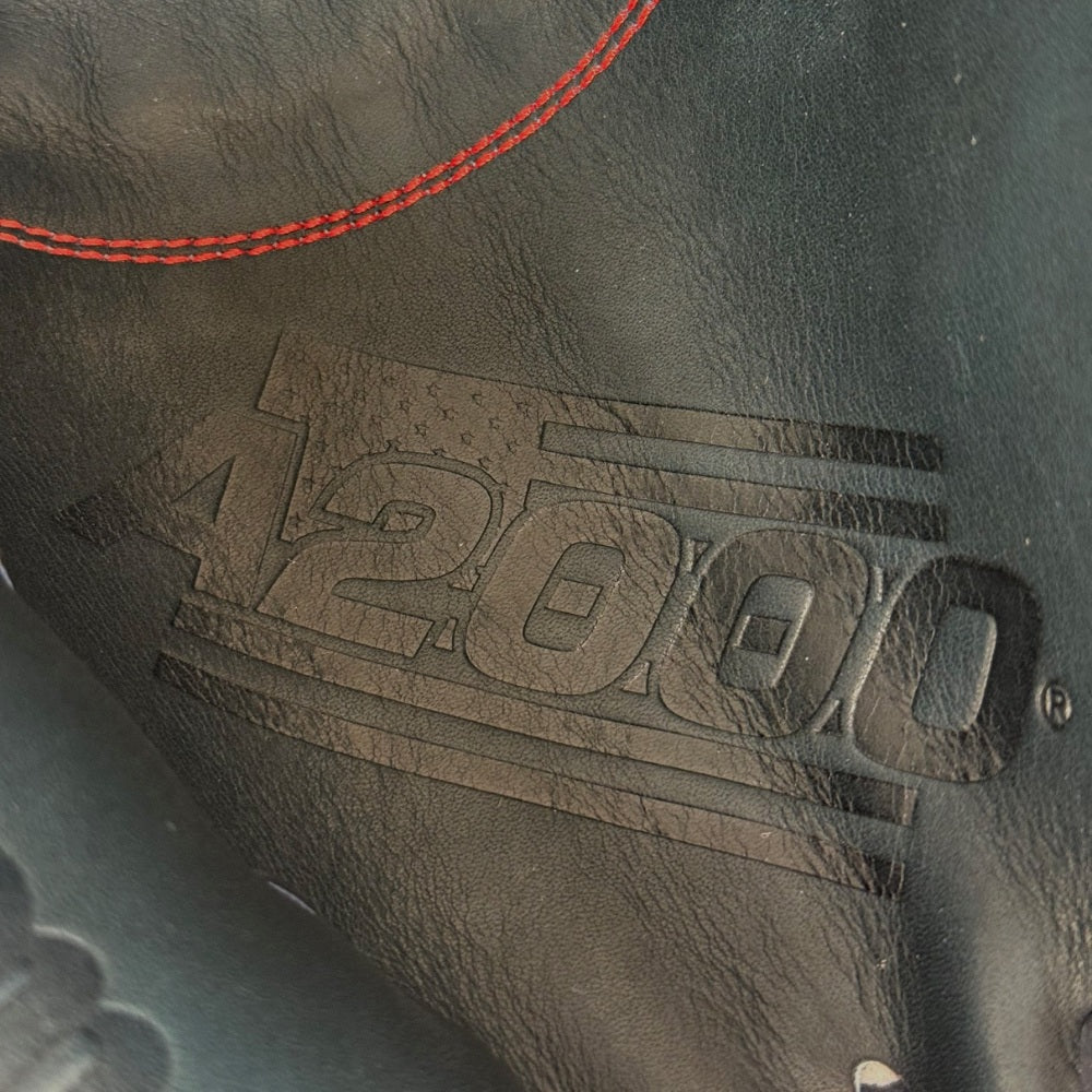 Wilson Custom A2000 CM33 White, Navy, Red Catcher's Mitt