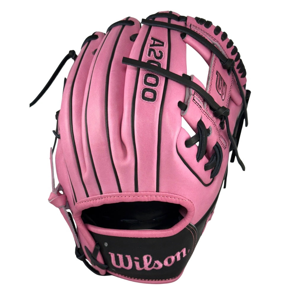 Wilson Custom A2000 1786 Pink and Black 11.5" Infield Glove