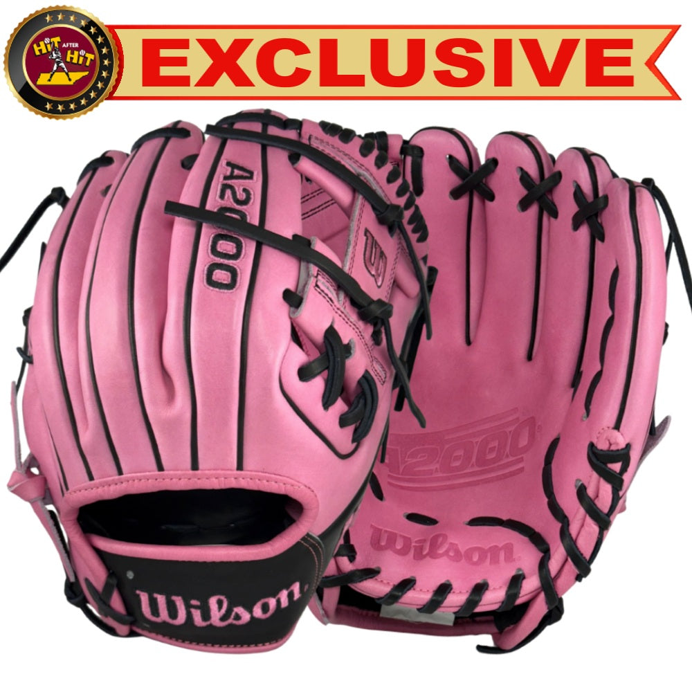 Wilson Custom A2000 1786 Pink and Black 11.5" Infield Glove